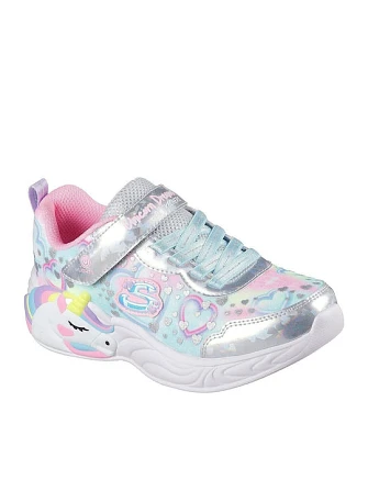 Παιδικά Παπούτσια Skechers Unicorn Dreams για Κορίτσια Heart Sparkles Slvr (Μεγέθη 27-35)
