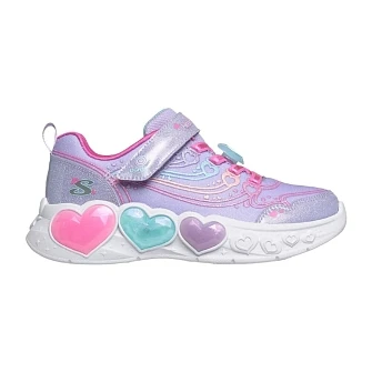 Βρεφικό Παπούτσι για Κορίτσι Skechers Lighted Jewel Sparkle Mesh Sneaker (Μεγέθη 22-26)