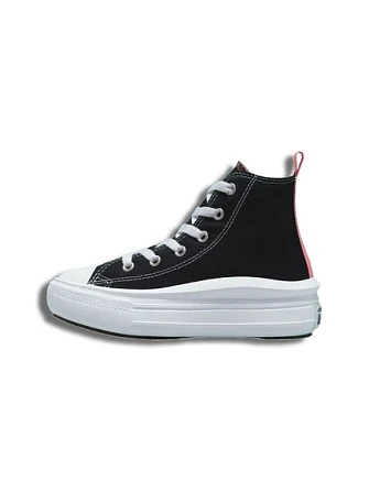 Παιδικά Μαύρα Παπούτσια Converse Chuck Taylor All Star Move Platform για Κορίτσια