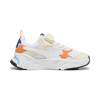 Παιδικά Παπούτσια Puma Trinity για Αγόρια White/Orange (Μεγέθη 28-35)