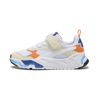 Παιδικά Παπούτσια Puma Trinity για Αγόρια White/Orange (Μεγέθη 28-35)