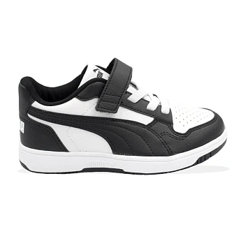 Παιδικά Παπούτσια Puma Rebound Black/White (Μεγέθη 28-35)