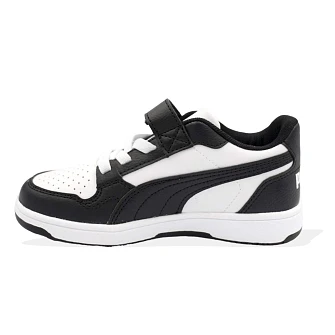 Παιδικά Παπούτσια Puma Rebound Black/White (Μεγέθη 28-35)