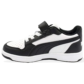 Βρεφικά Παπούτσια Puma Rebound για Αγόρια Black/White (Μεγέθη 21-27)