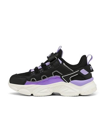 Παιδικά Παπούτσια Fila Memory Spinel για Κορίτσια Black/Purple (Μεγέθη 28-34)