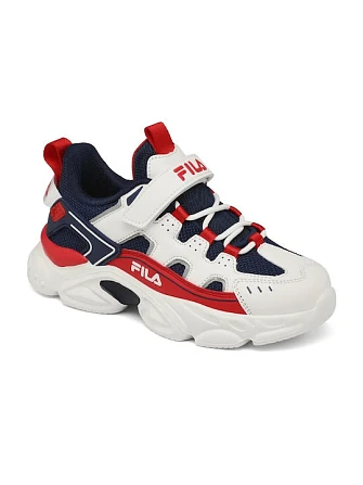 Παιδικά Παπούτσια Fila Memory Spinel White/Red (Μεγέθη 28-35)