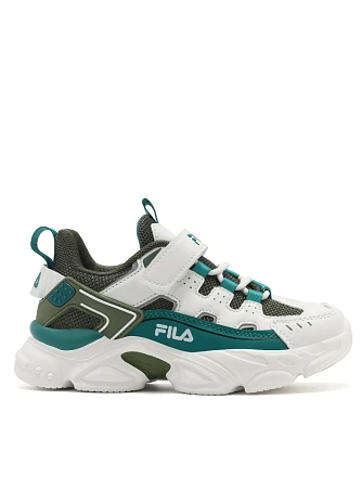 Παιδικά Παπούτσια Fila Memory Spinel 3 για Αγόρια Grey/Green (Μεγέθη 28-35)