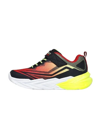 Παιδικά Παπούτσια Skechers Flex Glow Ultra για Αγόρια Black/Red (Μεγέθη 27-35)