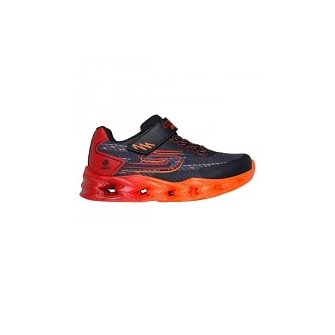 Παιδικά Παπούτσια Skechers Vortex για Αγόρια Black/Orange (Μεγέθη 27-35)