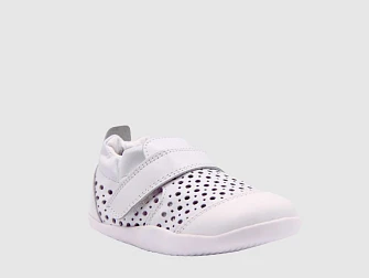 Βρεφικά Παπούτσια Bobux Step Up για Κορίτσια Xplorer Go Punch White (Μεγέθη 19-22)