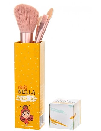 Παιδικό Σετ Πινέλων Μακιγιάζ Miss Nella