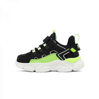 Βρεφικά Παπούτσια Fila Memory Spinel για Αγόρια Black/Green (Μεγέθη 26-27)