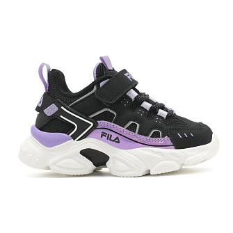 Βρεφικά Παπούτσια Fila Memory Spinel 3 για Κορίτσια Black/Purple (Μεγέθη 23-27)