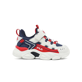 Βρεφικά Παπούτσια Fila Memory Spinel  White/Red (Μεγέθη 23-27)
