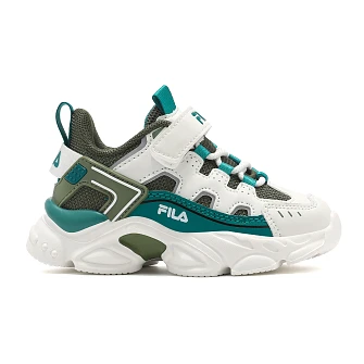 Βρεφικά Παπούτσια Fila Memory Spinel 3 για Αγόρια Grey/Green (Μεγέθη 24-27)