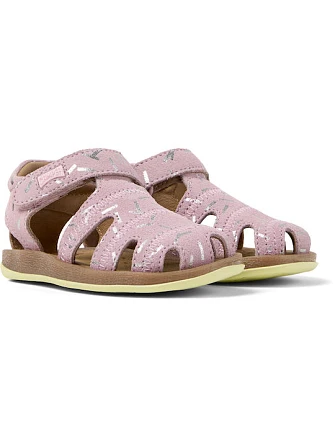 Βρεφικά Σανδάλια Camper Sandal Bicho για Κορίτσια Pink/Silver (Μεγέθη 21-25)