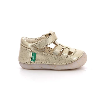 Βρεφικά Παπούτσια Kickers Sushy για Κορίτσια Beige Champagne (Μεγέθη 18-22)