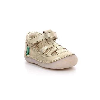 Βρεφικά Παπούτσια Kickers Sushy για Κορίτσια Beige Champagne (Μεγέθη 18-22)