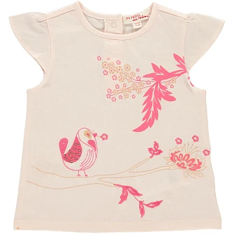 Βρεφική Μπλούζα για Κορίτσια Beige Painting