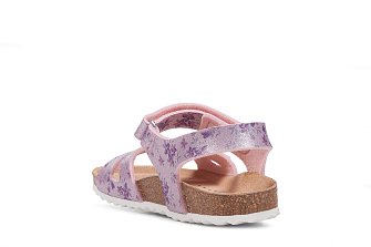 Παιδικά Σανδάλια Geox Adriel για Κορίτσια Sparkle Flowers (Μεγέθη 25-35)
