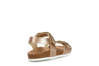 Παιδικά Σανδάλια Geox Adriel για Κορίτσια Rose Gold (Μεγέθη 25-35)