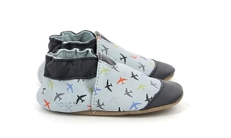 Βρεφικά Παπούτσια Αγκαλιάς Robeez Blue Airplanes