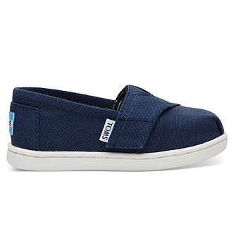 Βρεφικές Εσπαντρίγιες Toms για Αγόρια Navy Canvas (Μεγέθη 17,5-28,5)