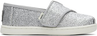 Βρεφικά Παπούτσια Toms για Κορίτσια Silver Glitter