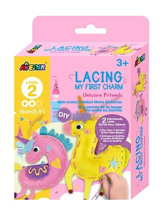 Avenir Παιχνίδι Ραπτικής  Κεντήματα Lacing - My First Charm Μονόκερος