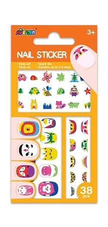 NAIL STICKER-ANIMALS 38PCS