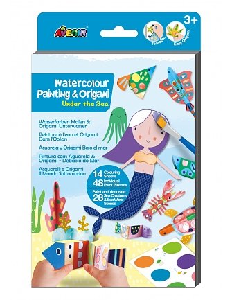 Παιδικό Βιβλίο Watercolour Painting & Origami Under the Sea Avenir