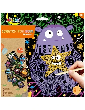 Avenir Βιβλίο-Scratch Monster