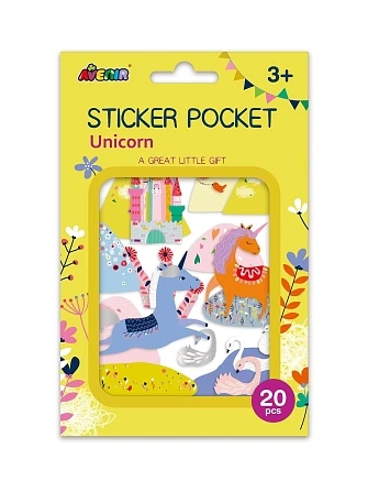 AVENIR Αυτοκόλλητα 20 τμχ Sticker Pocket Unicorn