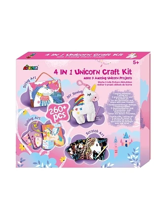 ΠΑΙΔΙΚΟ 4 IN 1 UNICORN CRAFT KIT AVENIR