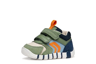 Βρεφικά Παπούτσια Geox Iupidoo για Αγόρια Olive Green/Navy (Μεγέθη 19-26)