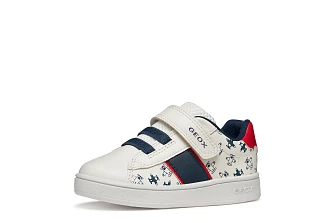 Βρεφικά Παπούτσια Geox Eclyper για Αγόρια White/Red (Μεγέθη 20-27)