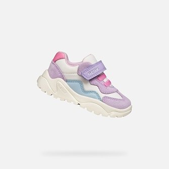Βρεφικά Παπούτσια Geox Ciufciuf για Κορίτσια Off White/Lilac (Μεγέθη 20-27)