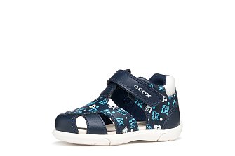 Βρεφικά Παπούτσια Geox Sandal Zapito για Αγόρια Dark Navy/White (Μεγέθη 19-26)