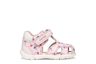 Βρεφικά Παπούτσια Geox Sandal Zapito για Κορίτσια Light Pink/White (Μεγέθη 19-26)
