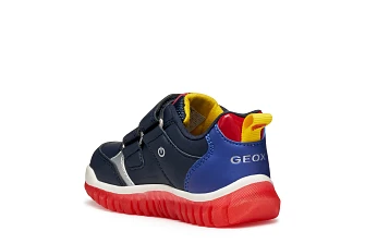 Βρεφικά Παπούτσια Geox Lightyloo για Αγόρια Navy Superman (Μεγέθη 23-27)