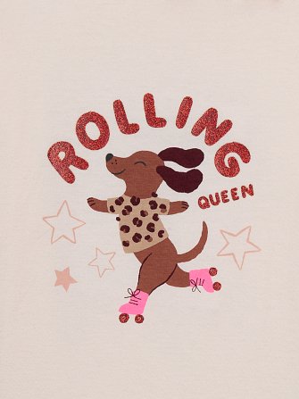 Παιδική Μπλούζα για Κορίτσια Rolling Queen