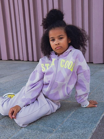 Παιδικό Παντελόνι Φόρμας για Κορίτσια Lilac Jogger
