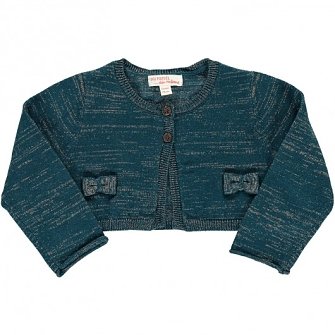 Βρεφική Ζακέτα για Κορίτσια Two Toned Knit