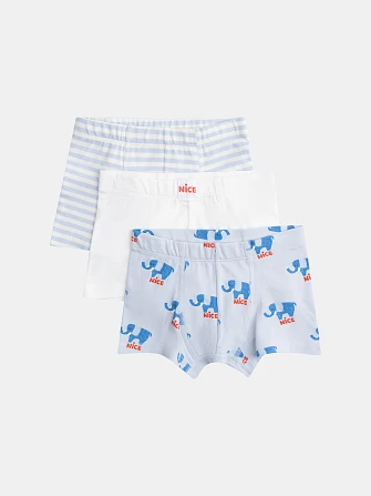 Παιδικό Σετ Εσωρούχων για Αγόρια Elephant Boxers