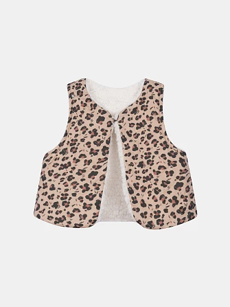 Βρεφικό Γιλέκο 2 σε 1 για Κορίτσια Fluffy Vest