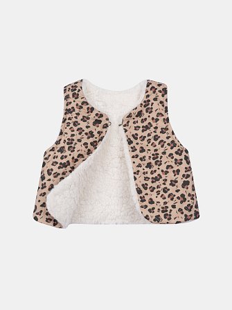 Βρεφικό Γιλέκο 2 σε 1 για Κορίτσια Fluffy Vest