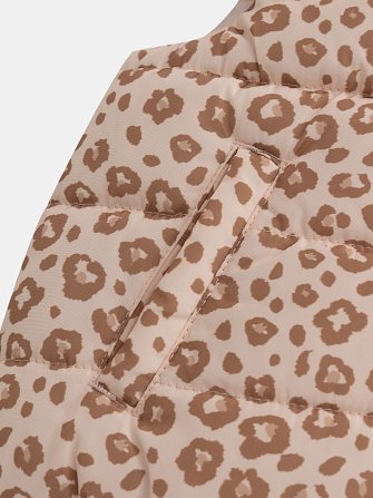 Βρεφικό Μπουφάν 2 σε 1 για Κορίτσια Leopard Blush
