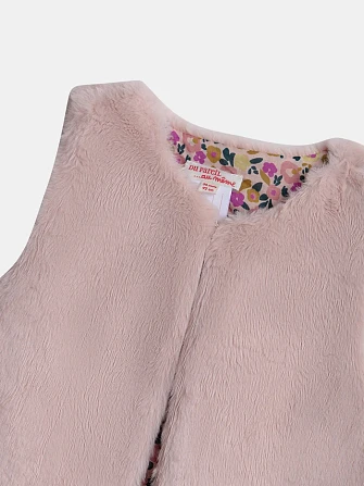 Βρεφικό Γιλέκο για Κορίτσια Pink Furry