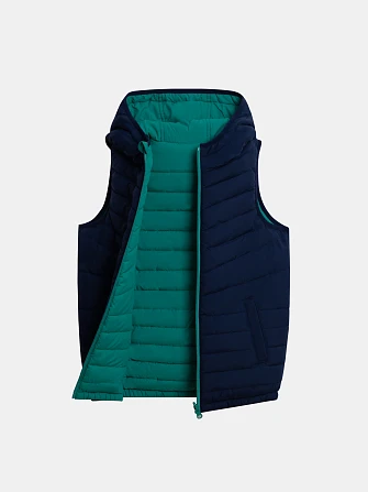 Παιδικό Αμάνικο Μπουφάν 2 σε 1 για Αγόρια Navy & Green