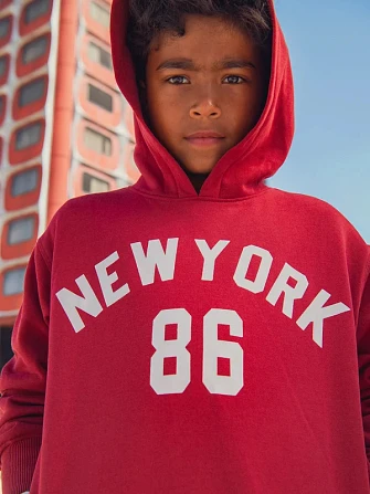 Παιδικό Φούτερ για Αγόρια Burgundy New York